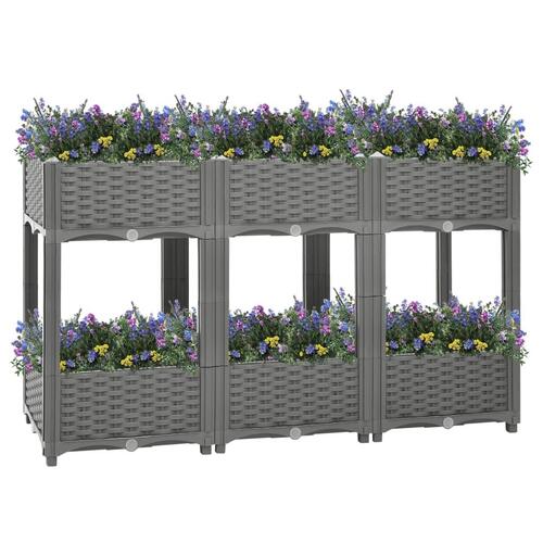Højbed 120x40x71 cm polypropylen