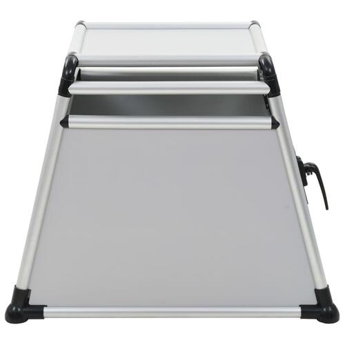 Hundetransportboks aluminium M