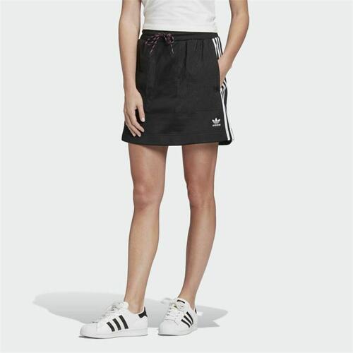 Tennisskørt Adidas Originals 3 stripes Sort 38