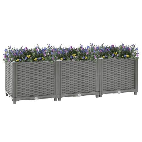 Højbed 120x40x38 cm polypropylen