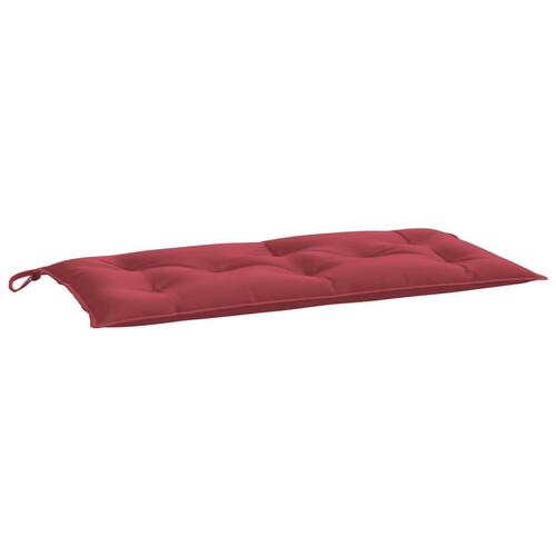 Hynde til havebænk 110x50x7 cm oxfordstof vinrød