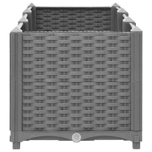 Højbed 120x40x38 cm polypropylen