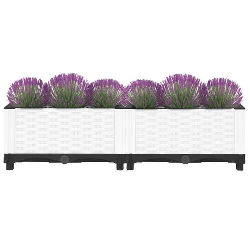 Højbed 80x40x23 cm polypropylen