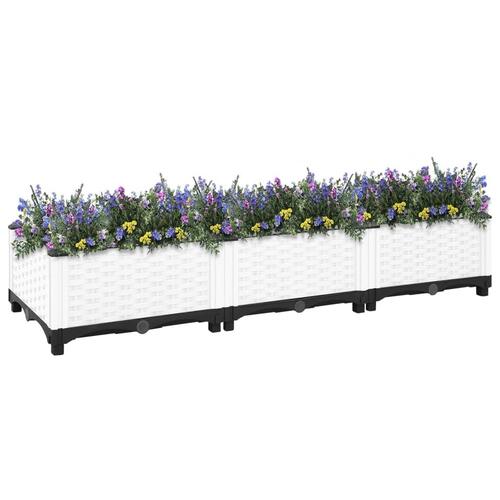 Højbed 120x40x23 cm polypropylen