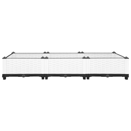 Højbed 120x40x23 cm polypropylen