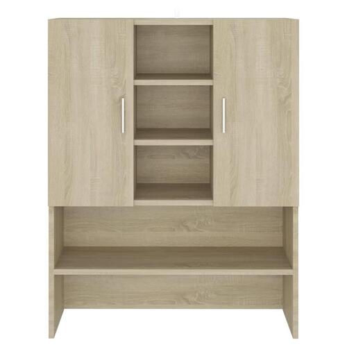 Badeværelsesskab 70,5x25,5x90 cm sonoma-eg