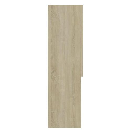 Badeværelsesskab 70,5x25,5x90 cm sonoma-eg