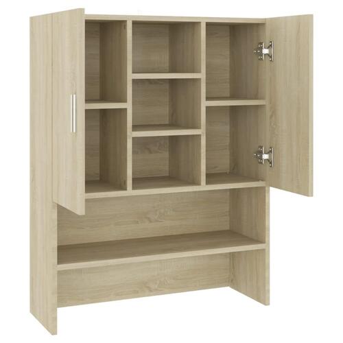 Badeværelsesskab 70,5x25,5x90 cm sonoma-eg