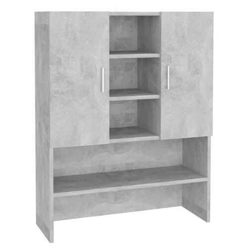 Vaskemaskineskab 70,5x25,5x90 cm betongrå