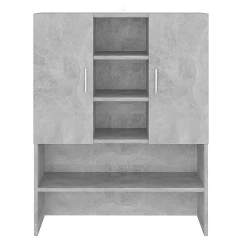 Vaskemaskineskab 70,5x25,5x90 cm betongrå