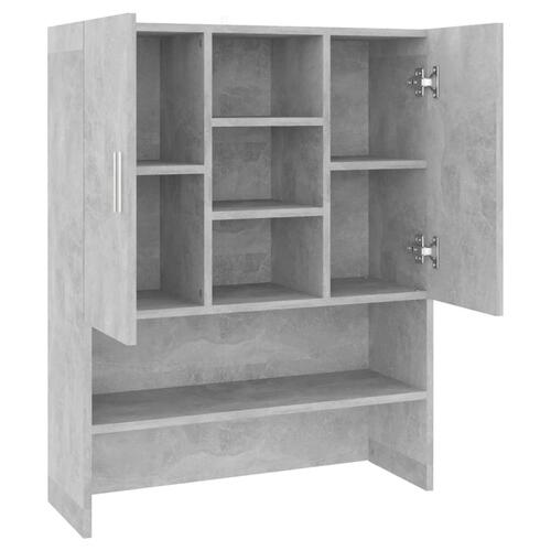 Vaskemaskineskab 70,5x25,5x90 cm betongrå