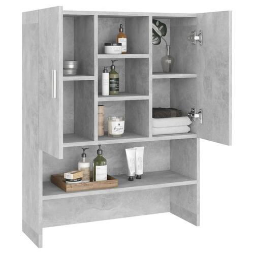 Vaskemaskineskab 70,5x25,5x90 cm betongrå