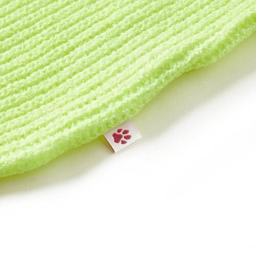 Sweater til børn str. 116 strikket neongul