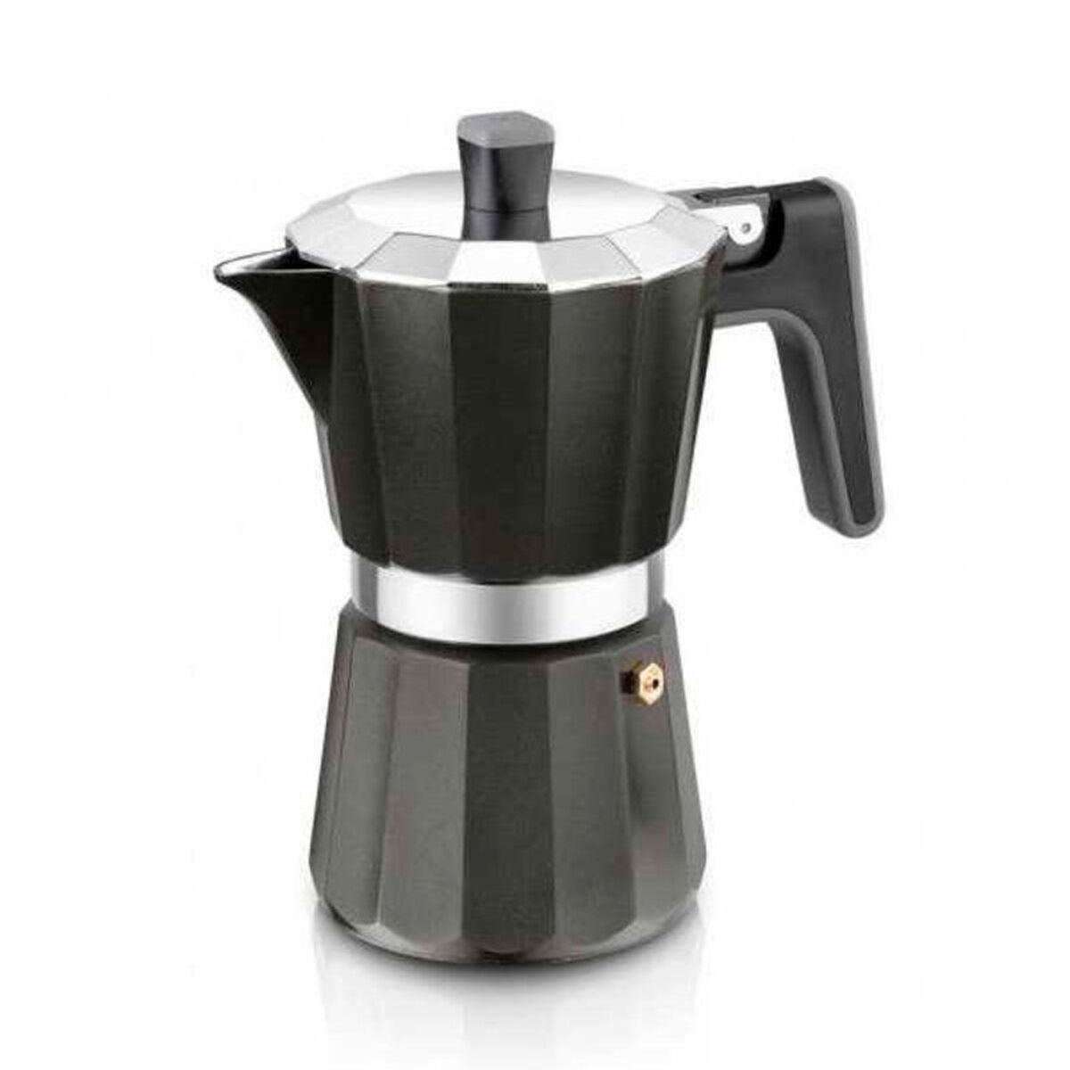 Italiensk Kaffekande Black Edition BRA 6 Kopper