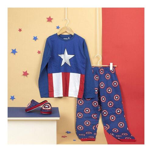 Nattøj Børns The Avengers Rød 8 år