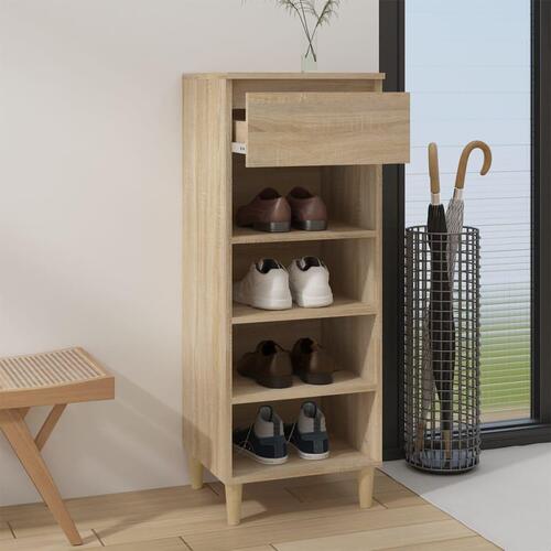 Skoreol 40x36x105 cm konstrueret træ sonoma-eg