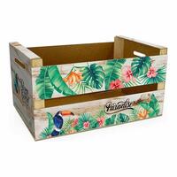 Opbevaringsboks Confortime Paradise Shine Tropisk (44 x 24,5 x 23 cm)