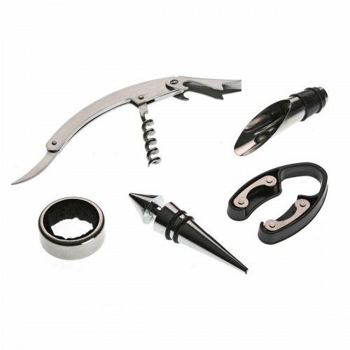 Versa sæt med vintilbehør - flaskeformet, plastik, 7 × 7 × 32 cm