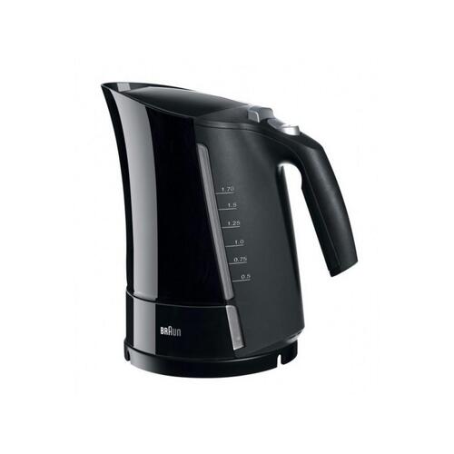 Elektrisk kedel med LED-lys Braun 533631 1,7 L Sort Plastik 3000 W 1,7 L