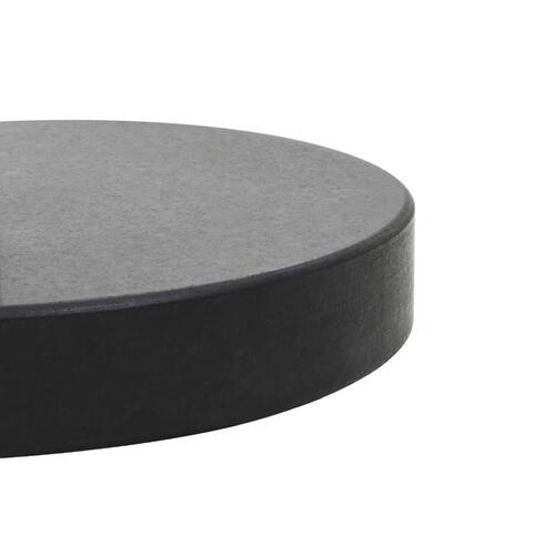 Parasolfod granit 30 kg rund sort