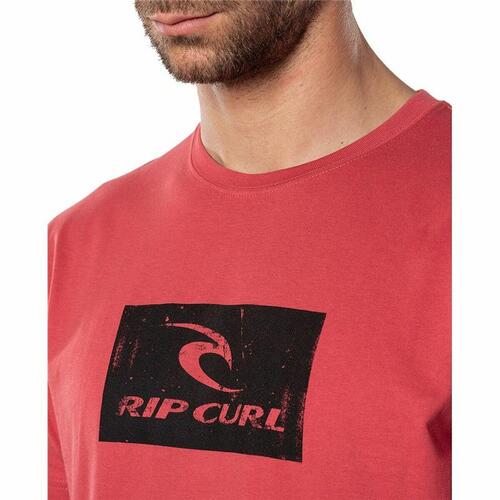 Kortærmet T-shirt til Mænd Rip Curl Hallmark Rød M