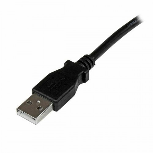 USB-kabel USB A til USB B 90° - Startech, 1 m, sort