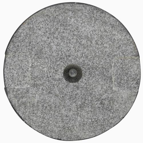 Parasolfod granit 20 kg rund sort