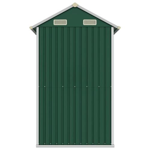 Haveskur 192x152,5x237 cm galvaniseret stål grøn