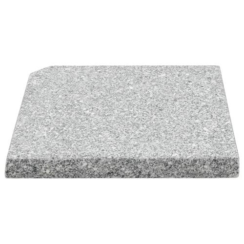 Vægtplade til parasol granit 25 kg firkantet grå