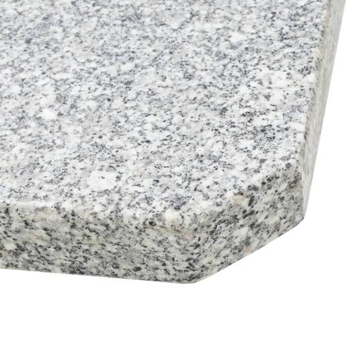 Vægtplade til parasol granit 25 kg firkantet grå