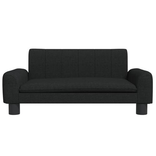 Hundeseng 70x45x30 cm stof sort
