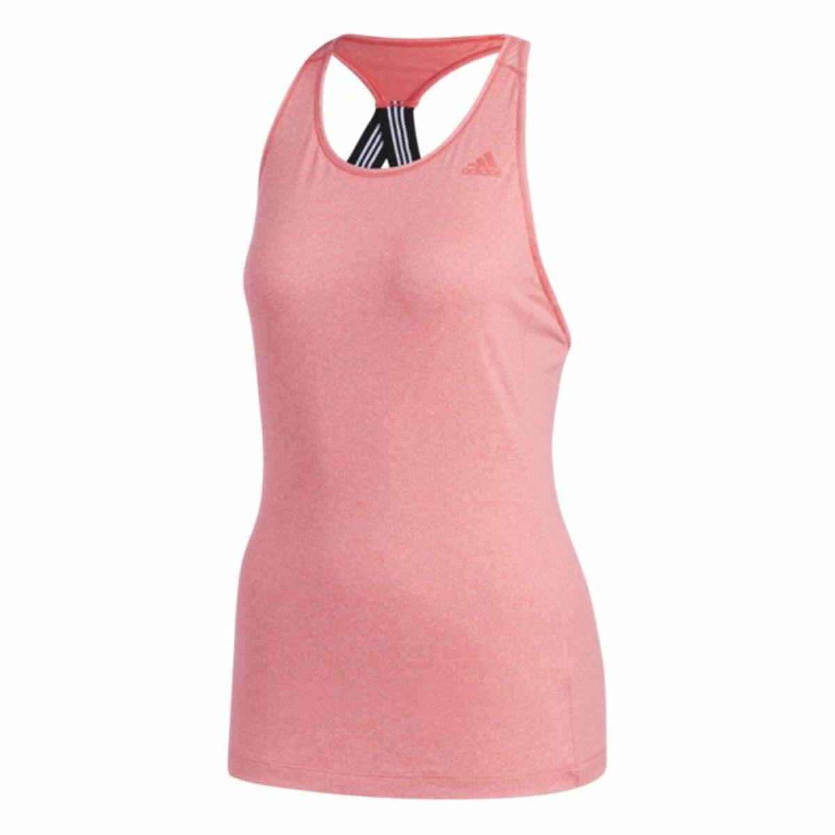 T-shirt til Damer uden Ærmer Adidas 3 Stripes Tank Pink S