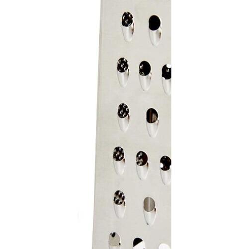 Rivejern Sort Sølvfarvet Rustfrit stål ABS TPR 9,5 x 21,5 x 6,7 cm (12 enheder)