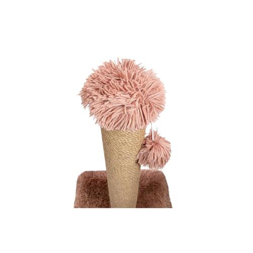 Gloria kradsebræt til kat - Pink, 34 × 34 × 55 cm