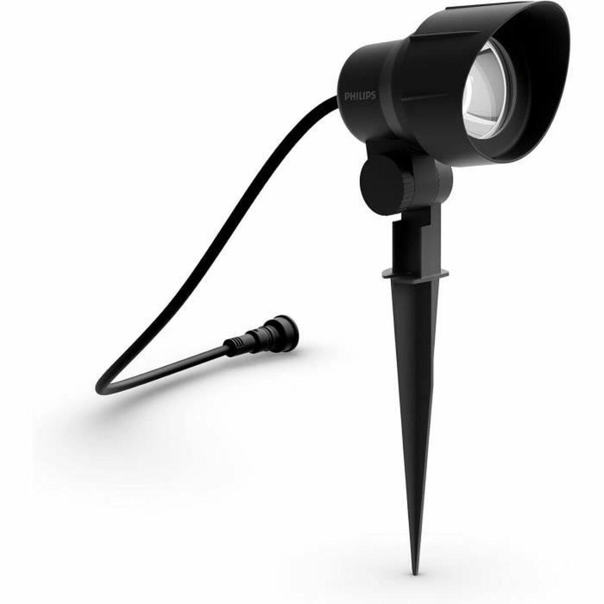 Philips udendørs spotlampe 12 V, varm hvid, 600 lm - sort
