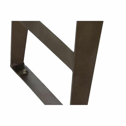 Konsol 130 x 40 x 89 cm Natur Sort Metal Mangotræ