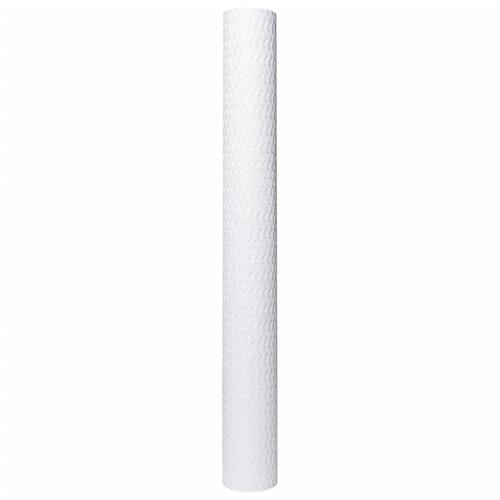 Altanafskærmning 500x80 cm polyrattan hvid