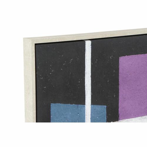 Maleri 83 x 4,5 x 83 cm Abstrakt Moderne (2 enheder)