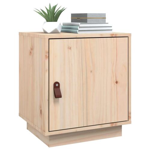 Sengeborde 2 stk. 40x34x45 cm massivt fyrretræ
