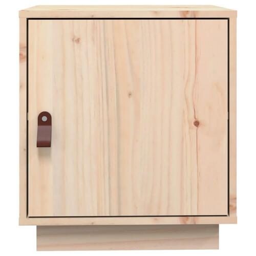Sengeborde 2 stk. 40x34x45 cm massivt fyrretræ