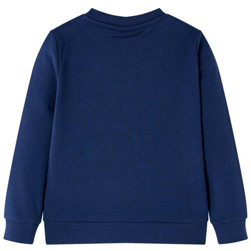 Sweatshirt til børn str. 116 marineblå