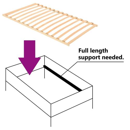 Lamelbund med 13 lameller 100x200 cm