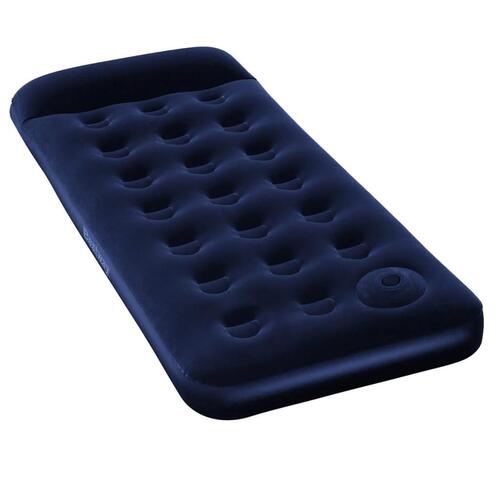 luftmadras 185x76x28 cm med indbygget fodpumpe velour