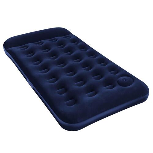 luftmadras 188x99x28 cm med indbygget fodpumpe velour