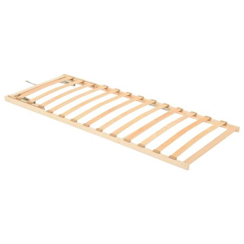 Lamelbund med 13 lameller justerbar hovedende 70x200 cm