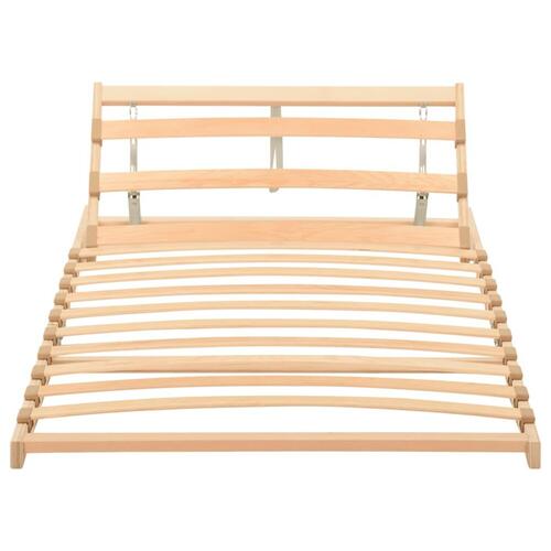 Lamelbund med 13 lameller justerbar hovedende 70x200 cm