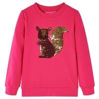 Sweatshirt til børn str. 128 pink