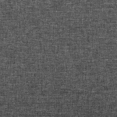 Kontinentalseng med madras 120×190 cm - stof, mørkegrå