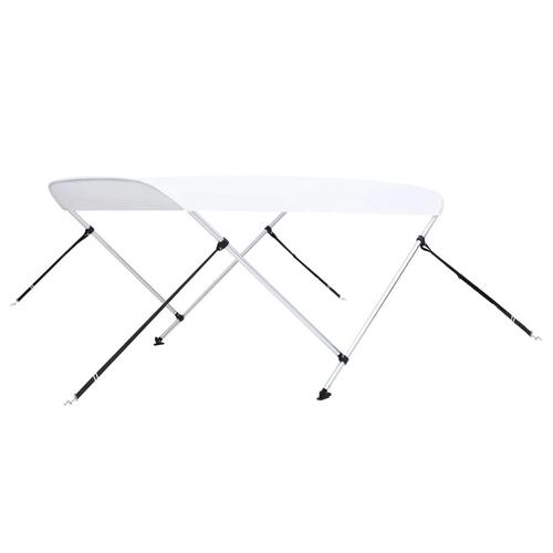 Biminitop med 2 buer 180x150x110 cm hvid