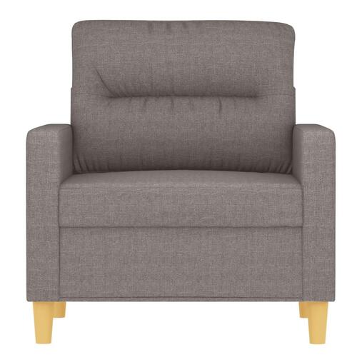 Lænestol 60 cm stof gråbrun